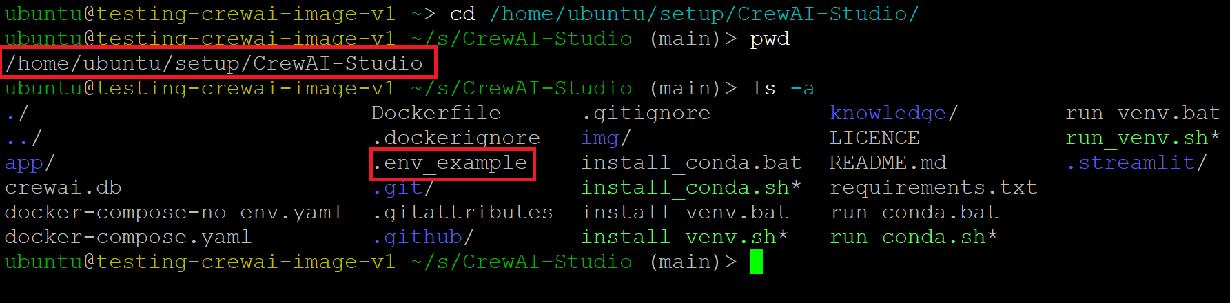 /img/azure/crewai-vm/crewai-studio-directory.png