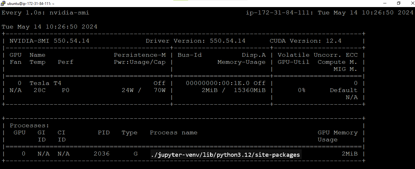 /img/azure/crewai-vm/nvidia-smi.png