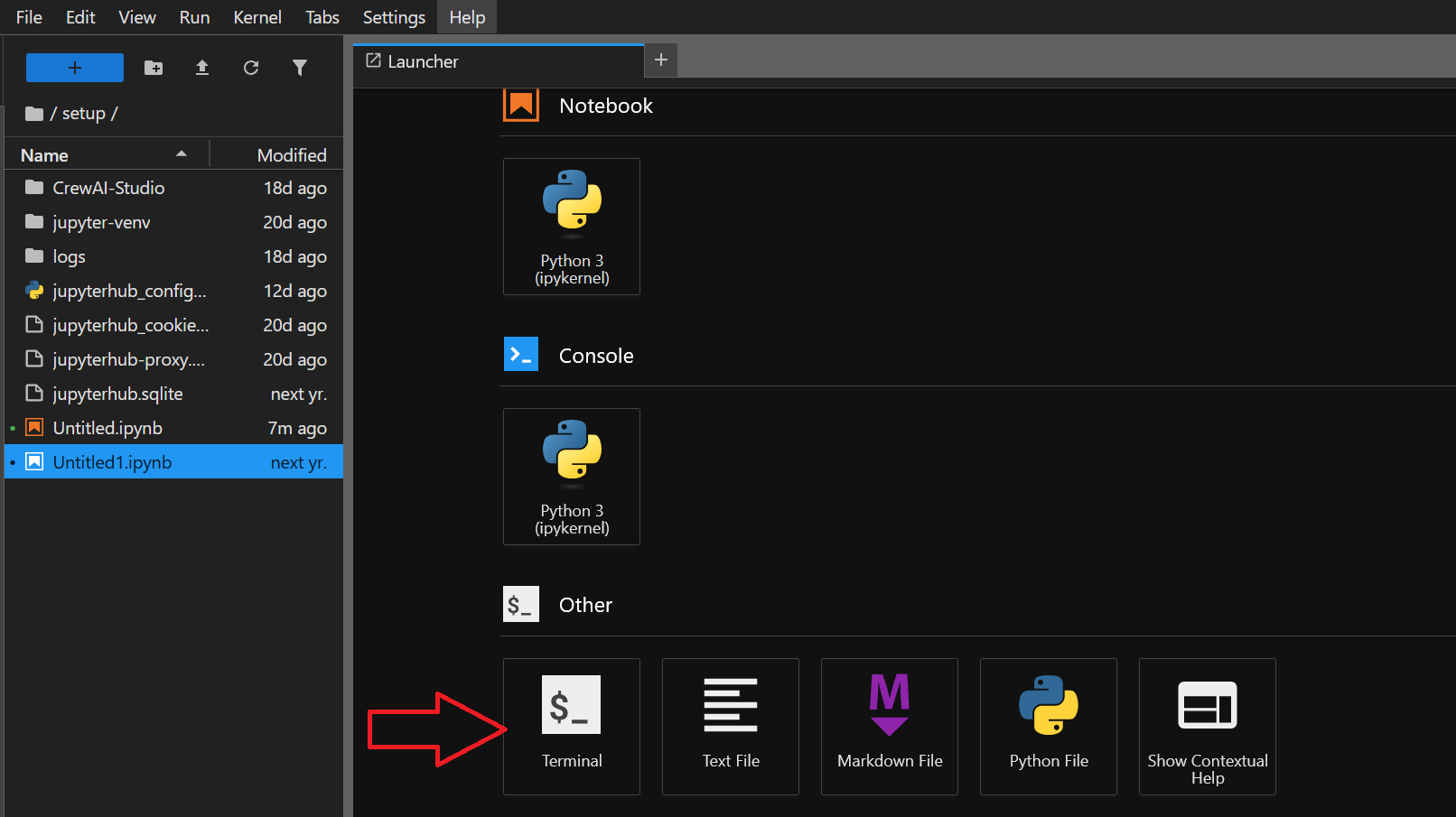 /img/azure/crewai-vm/open-jupyter-terminal.png