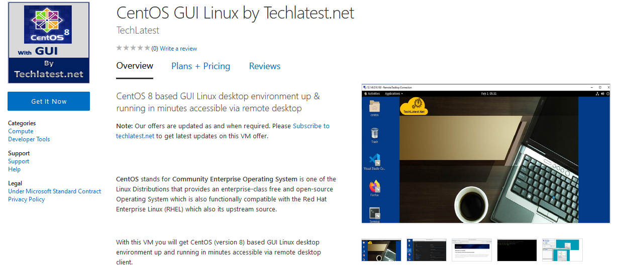 /img/azure/desktop-linux-centos/marketplace.png